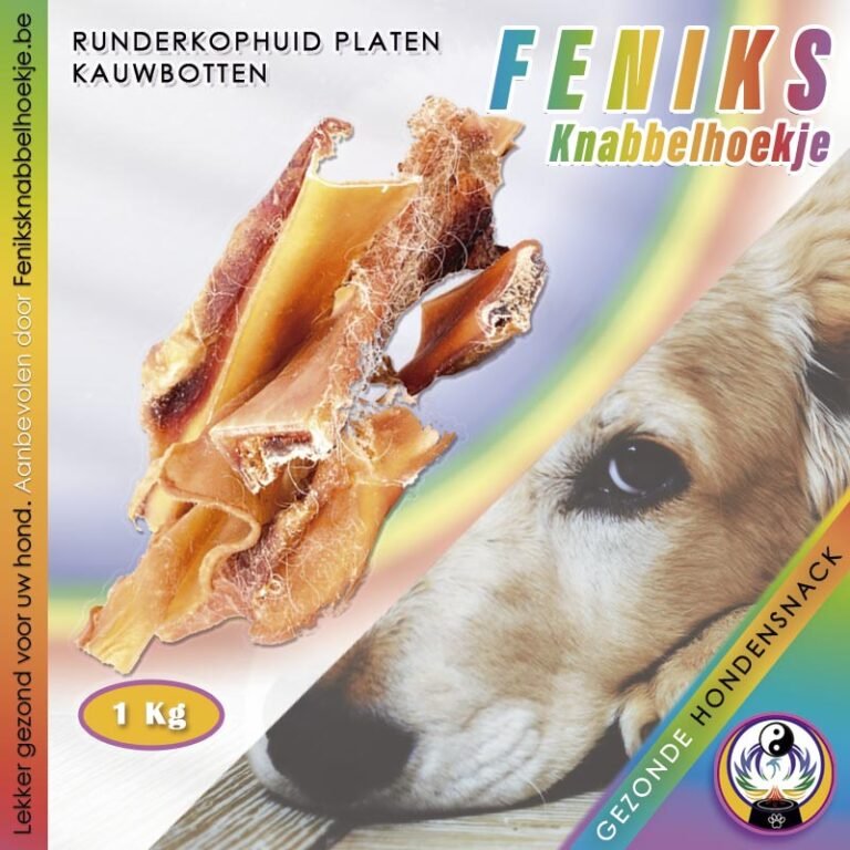 Runderkophuid-platen-1-kg-natuurlijke-kauwbotten-voor-honden-gezonde-hondensnacks