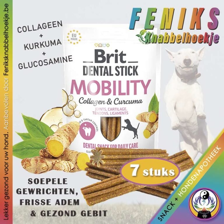 Brit-Dental-Stick-dierenapotheek-collageen-kurkuma-glucosamine-Tandenpoetsen-hond