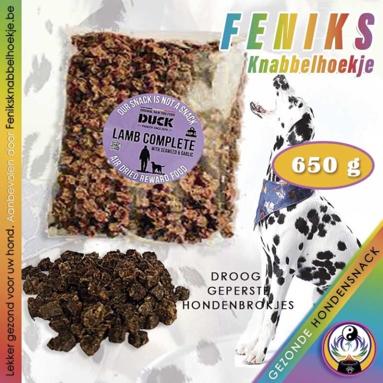 AIR-DRIED-REWARD-650g-LAMB-zeewier-look-Hondensnack-hondenvoer-hondensnoep Duck