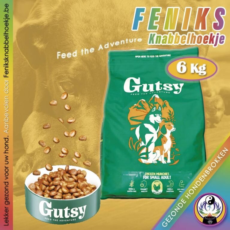 Chicken-Munchies-grote-volwassen-honden-(-6-kg-)---Gutsy---Gezonde-Hondenbrokken---Online---Hondenwinkel