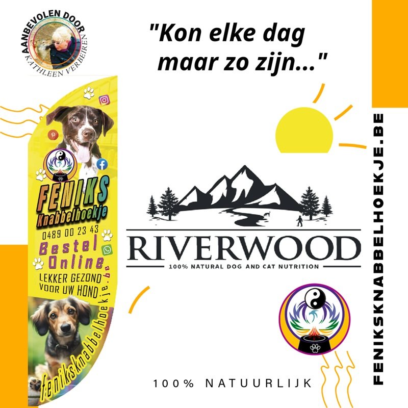 Riverwood 100%natuurlijk hondenvoer - hypoallergeen en graanvrij droogvoer